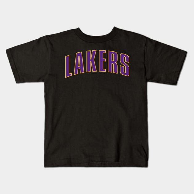 Lakers Kids T-Shirt by teakatir